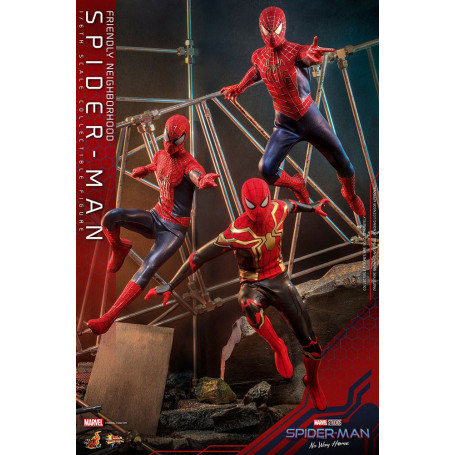 Hot Toys - Friendly Neighborhood Spider-Man - Marvel's Spider-Man: No Way Home Action Figure Movie Masterpiece 1/6
