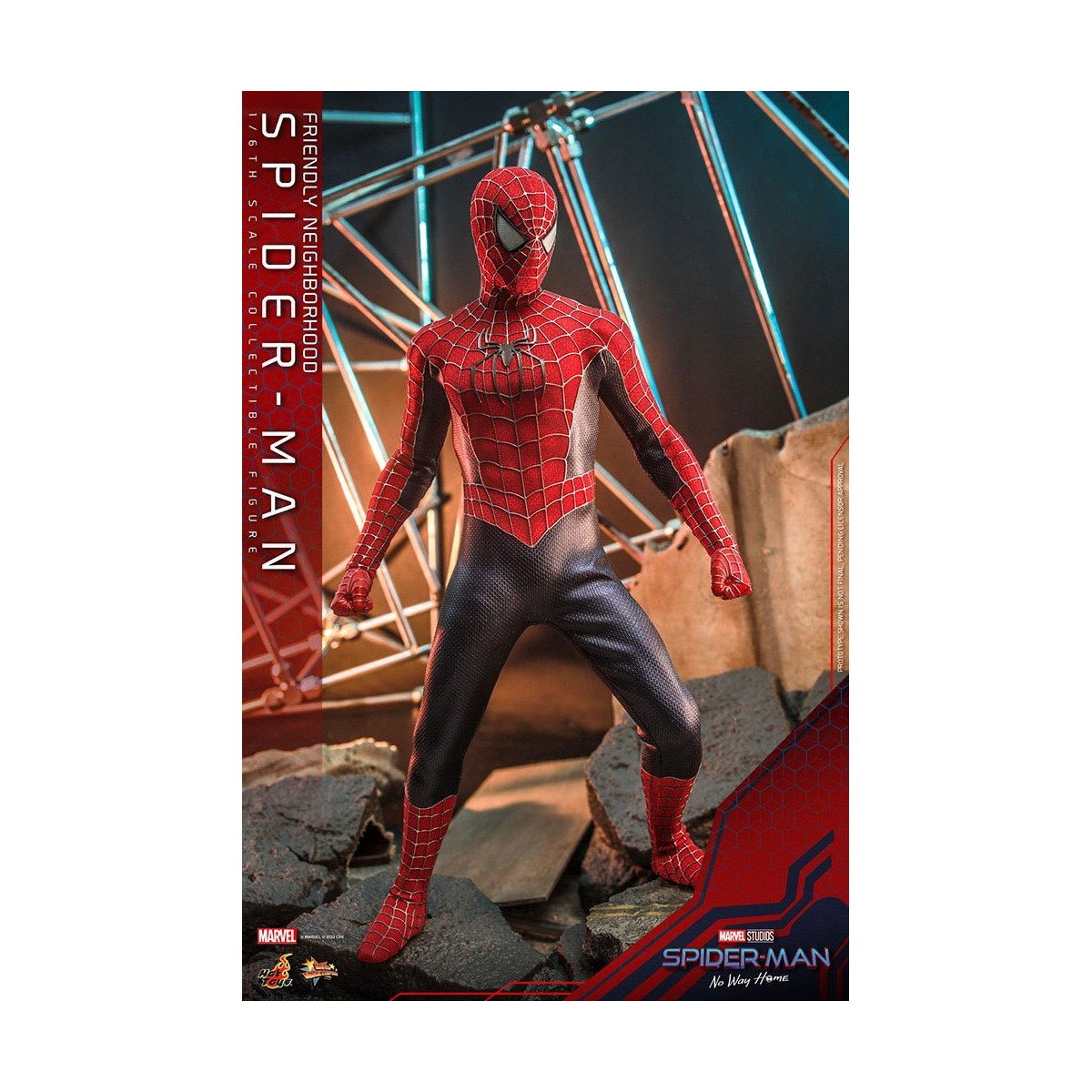 Hot Toys - Friendly Neighborhood Spider-Man - Marvel's Spider-Man: No Way Home Action Figure Movie Masterpiece 1/6