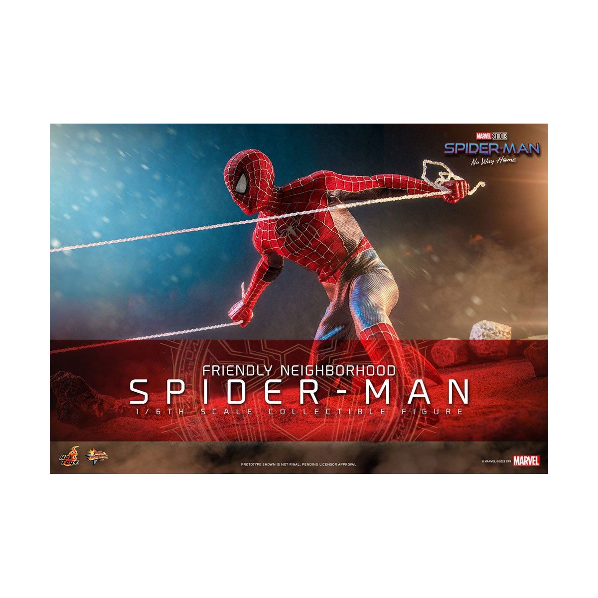 Hot Toys - Friendly Neighborhood Spider-Man - Marvel's Spider-Man: No Way Home Action Figure Movie Masterpiece 1/6