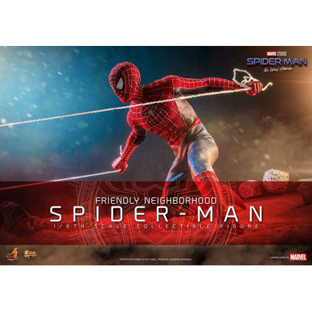 Hot Toys - Friendly Neighborhood Spider-Man - Marvel's Spider-Man: No Way Home Action Figure Movie Masterpiece 1/6