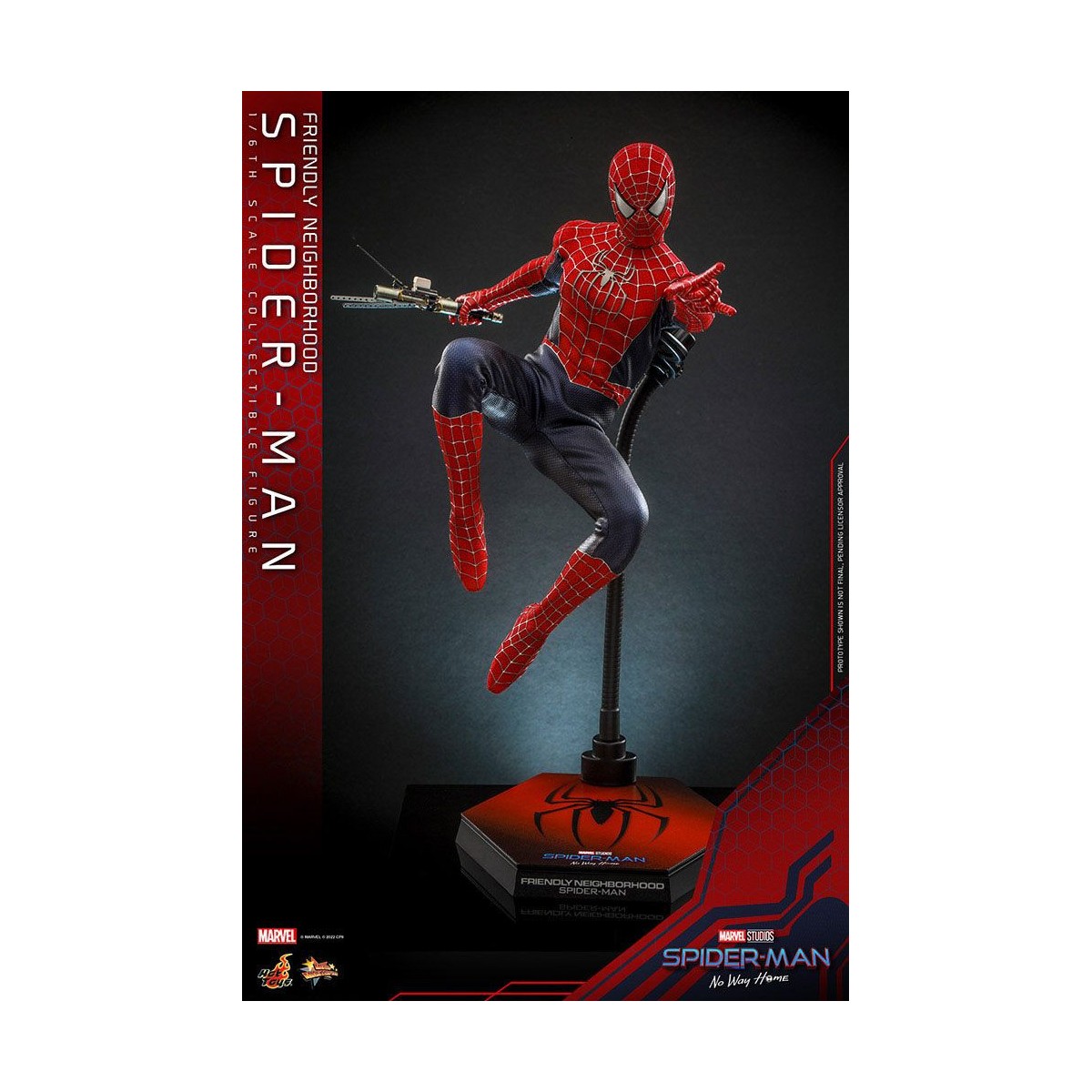 Hot Toys - Friendly Neighborhood Spider-Man - Marvel's Spider-Man: No Way Home Action Figure Movie Masterpiece 1/6