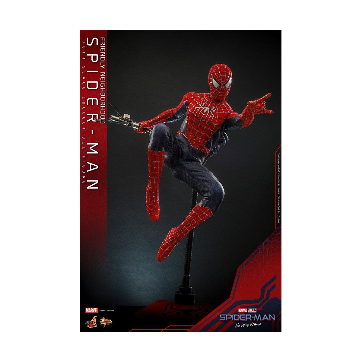 Hot Toys - Friendly Neighborhood Spider-Man - Marvel's Spider-Man: No Way Home Action Figure Movie Masterpiece 1/6