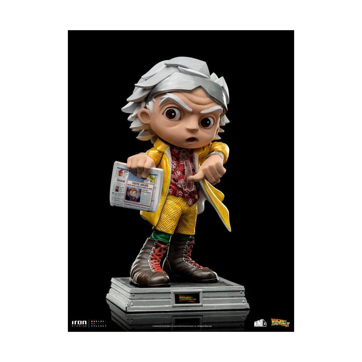 Iron Studios - Doc Brown Zurück in die Zukunft 2 - Mini Co.