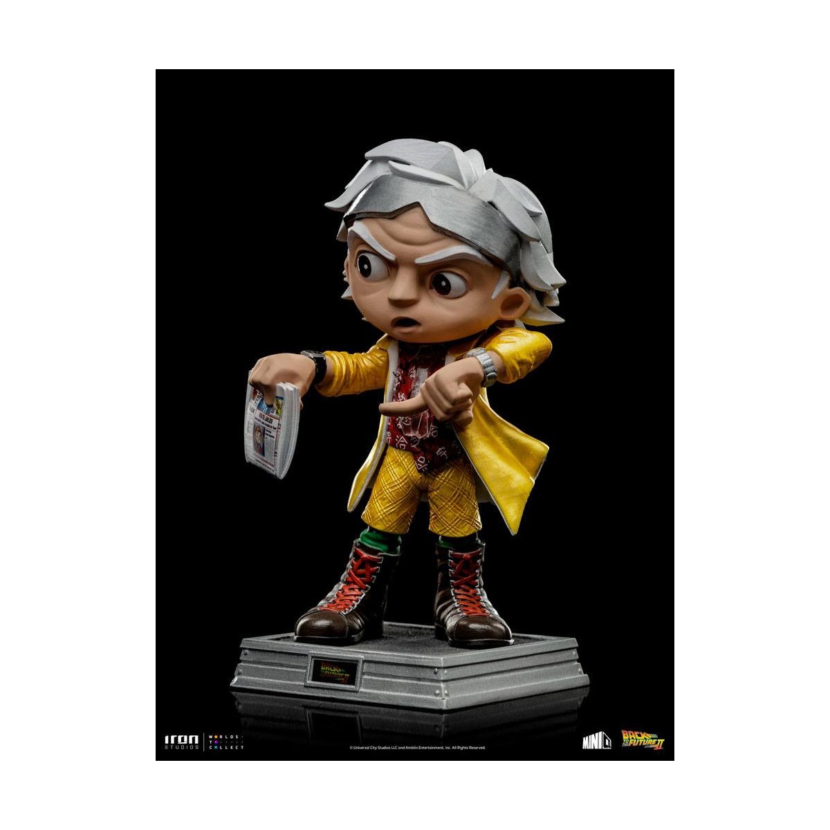 Iron Studios - Doc Brown Zurück in die Zukunft 2 - Mini Co.