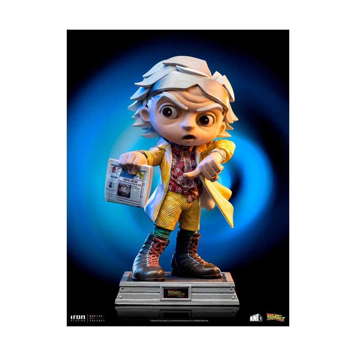 Iron Studios - Doc Brown Zurück in die Zukunft 2 - Mini Co.
