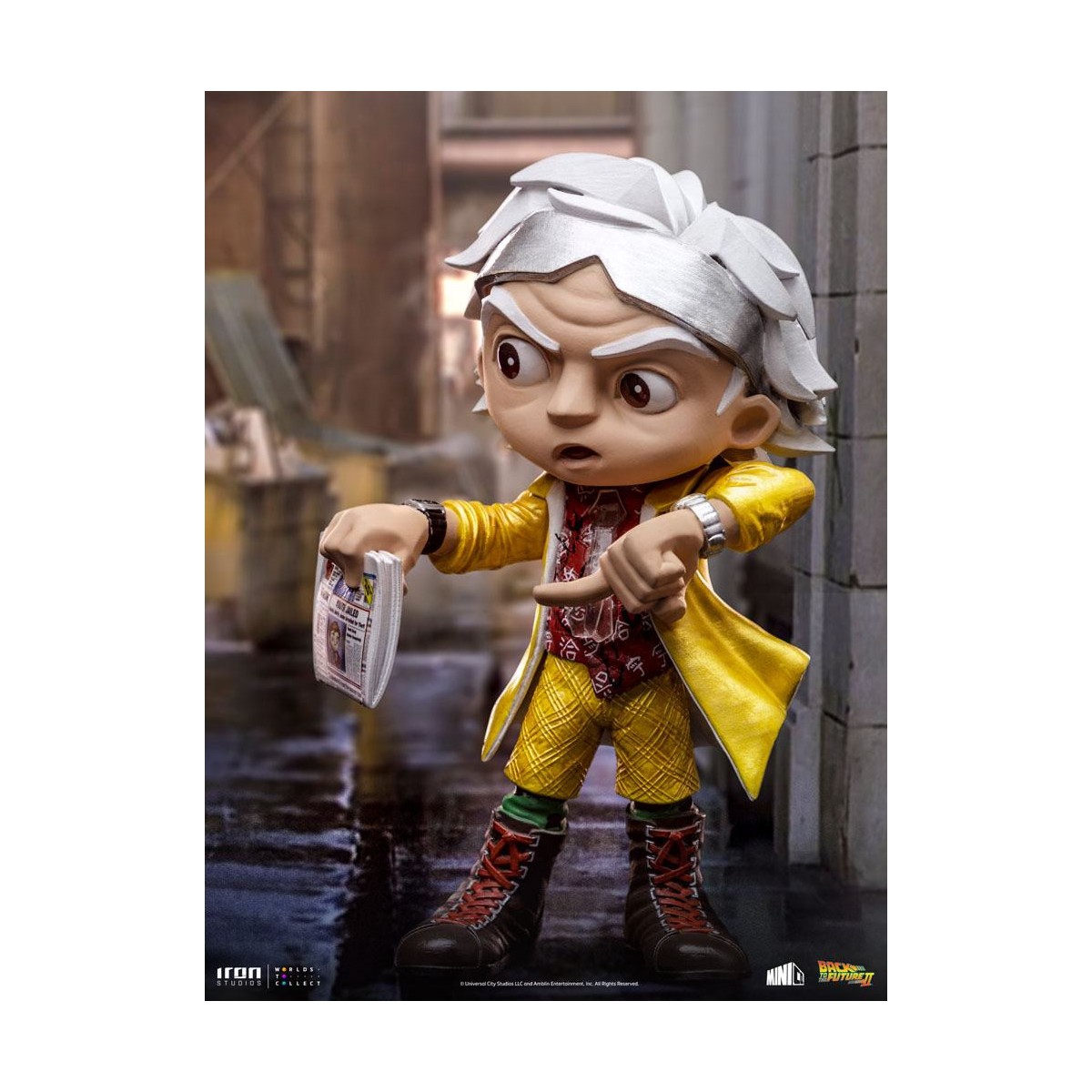 Iron Studios - Doc Brown Zurück in die Zukunft 2 - Mini Co.