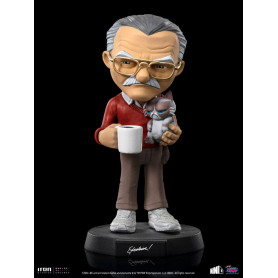 Iron Studios - Stan Lee Actionfigur mit Grumpy Cat - Mini Co.