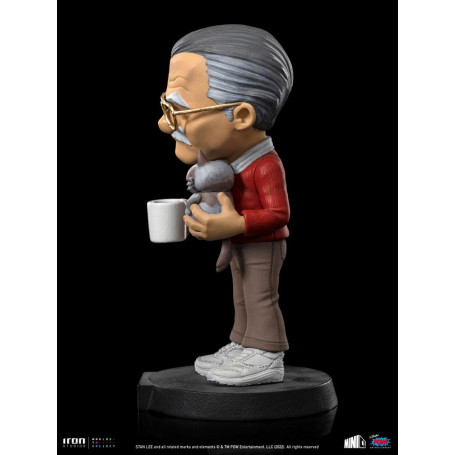 Iron Studios - Stan Lee Actionfigur mit Grumpy Cat - Mini Co.