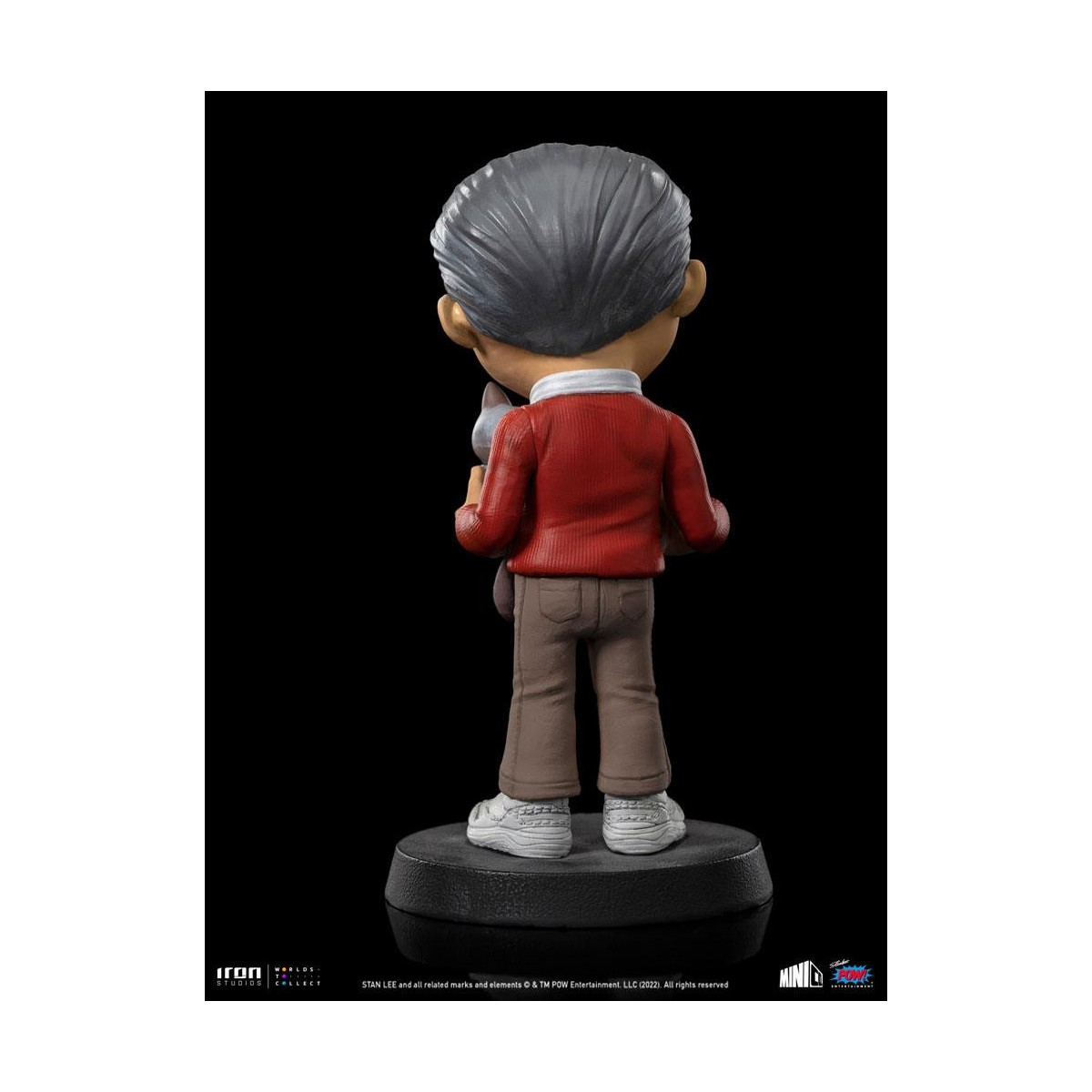 Iron Studios - Stan Lee Actionfigur mit Grumpy Cat - Mini Co.