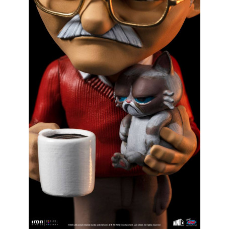 Iron Studios - Stan Lee Actionfigur mit Grumpy Cat - Mini Co.