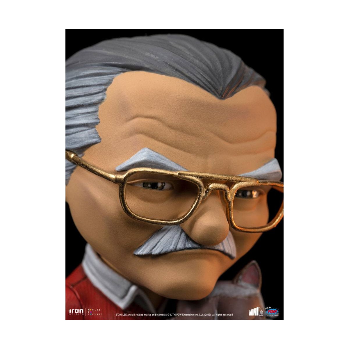 Iron Studios - Stan Lee Actionfigur mit Grumpy Cat - Mini Co.