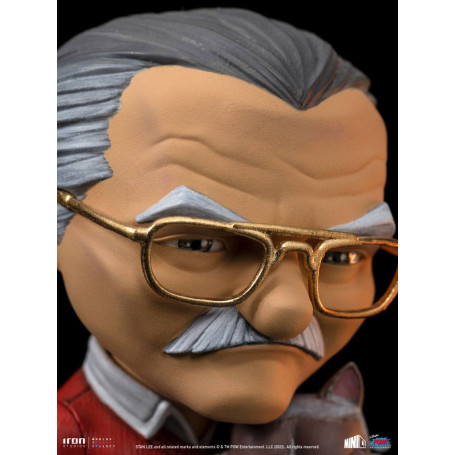 Iron Studios - Stan Lee Actionfigur mit Grumpy Cat - Mini Co.