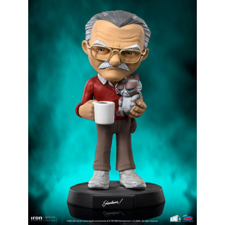 Iron Studios - Stan Lee Actionfigur mit Grumpy Cat - Mini Co.
