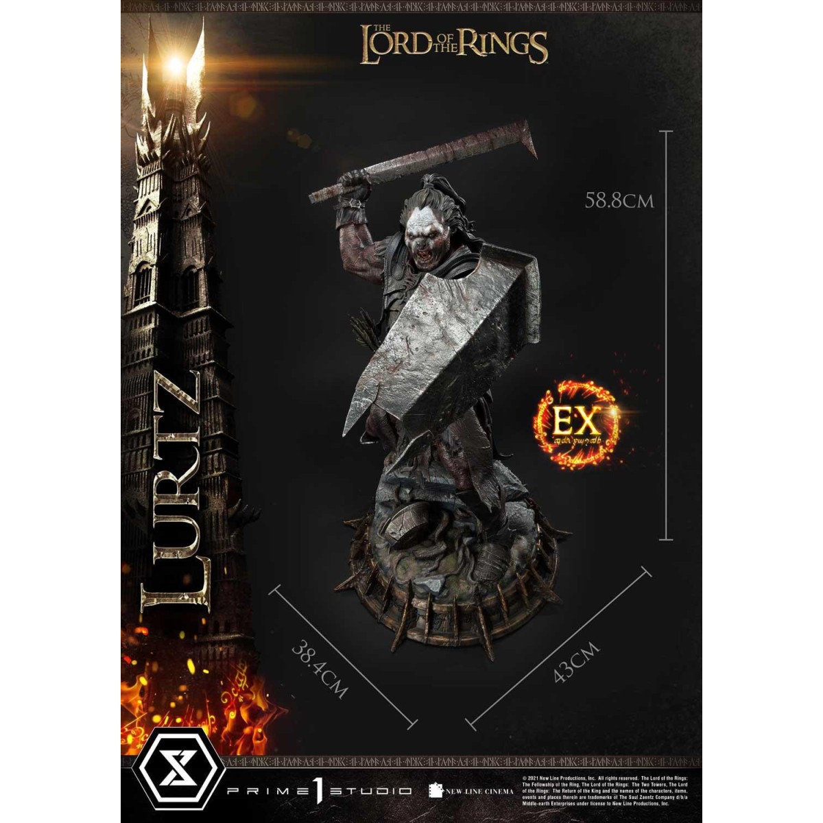 Prime 1 Studio - Lurtz Ex Version 1/4 - LOTR - Der Herr der Ringe
