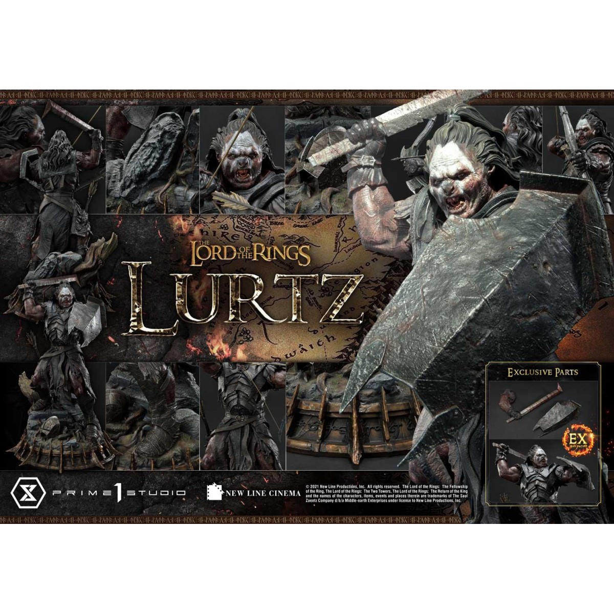 Prime 1 Studio - Lurtz Ex Version 1/4 - LOTR - Der Herr der Ringe