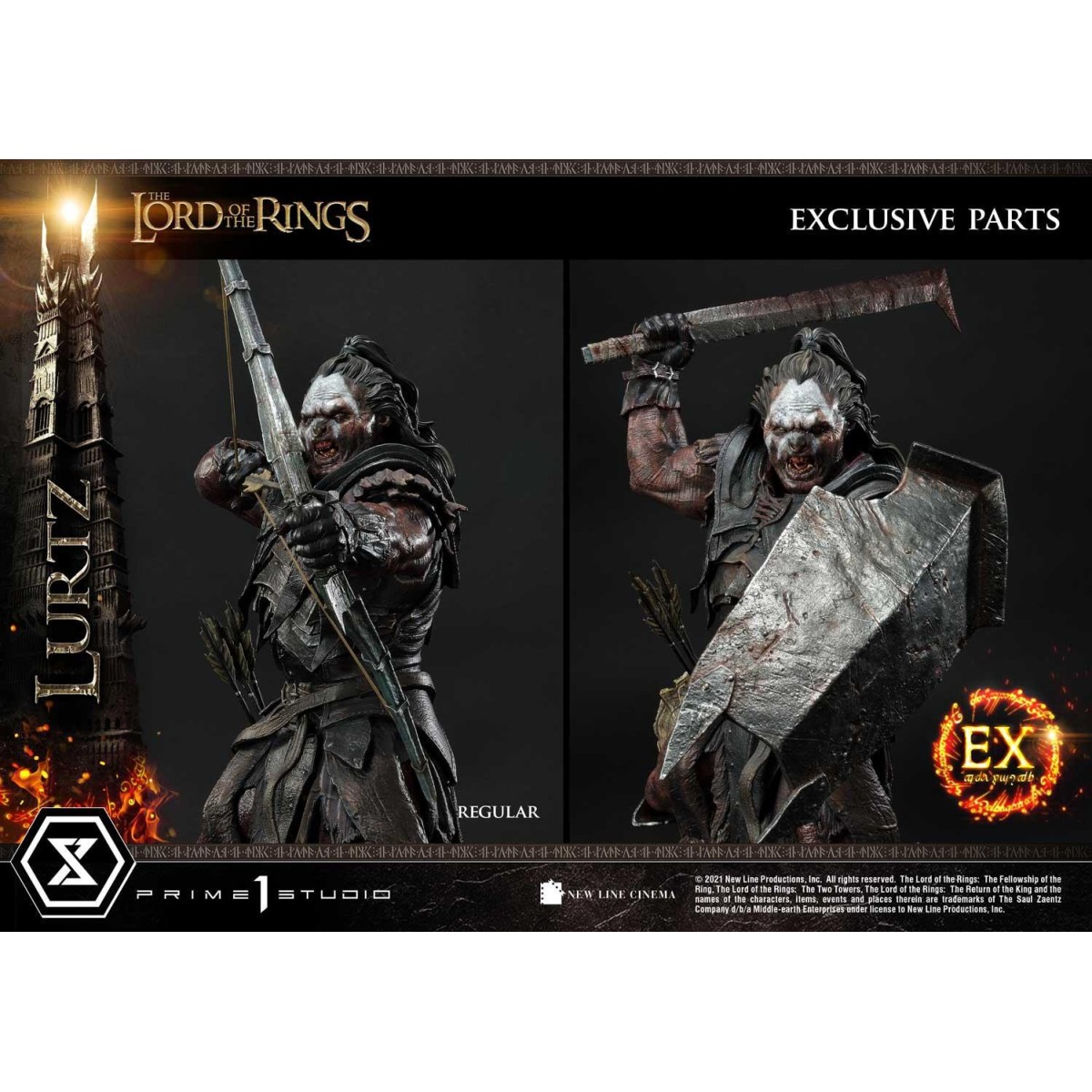 Prime 1 Studio - Lurtz Ex Version 1/4 - LOTR - Der Herr der Ringe