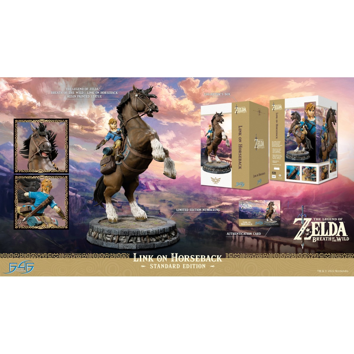 First 4 Figures - Zelda - The Legend of Zelda: Breath of The Wild - Link on Horseback (Standard Edition)