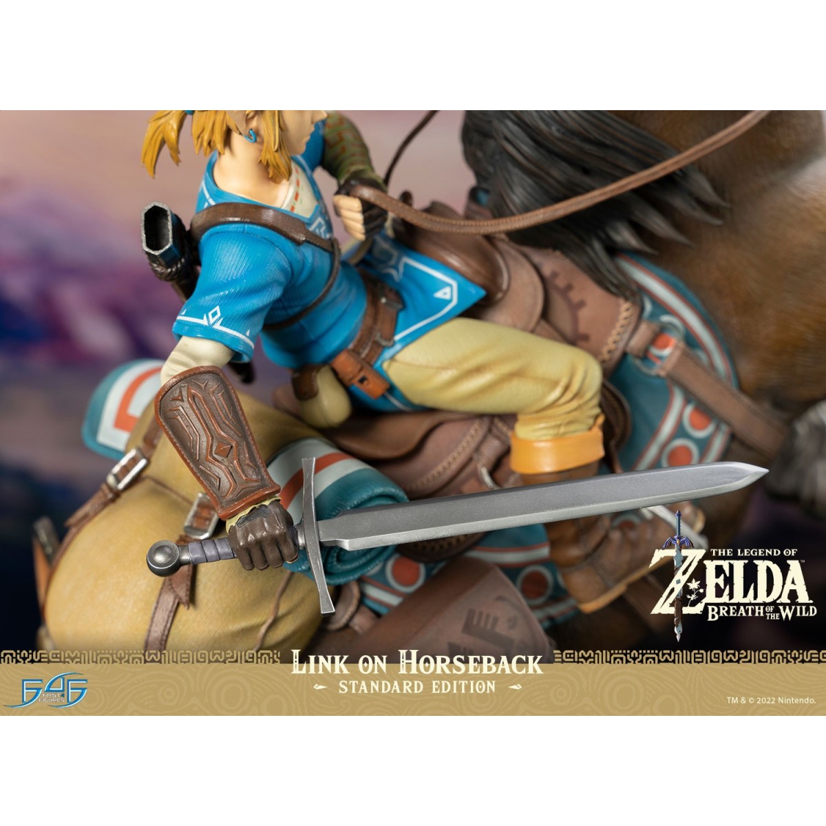First 4 Figures - Zelda - The Legend of Zelda: Breath of The Wild - Link on Horseback (Standard Edition)