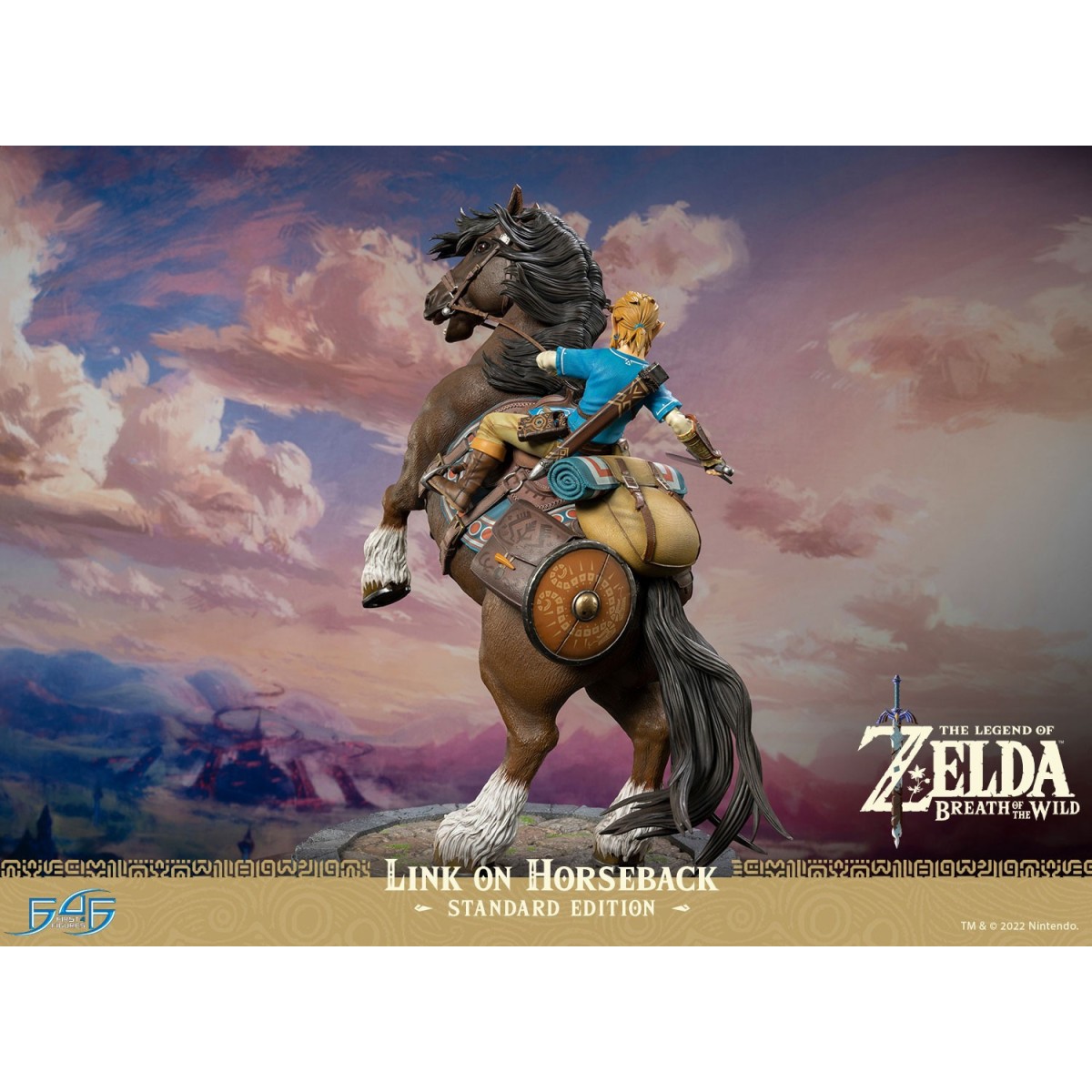 First 4 Figures - Zelda - The Legend of Zelda: Breath of The Wild - Link on Horseback (Standard Edition)