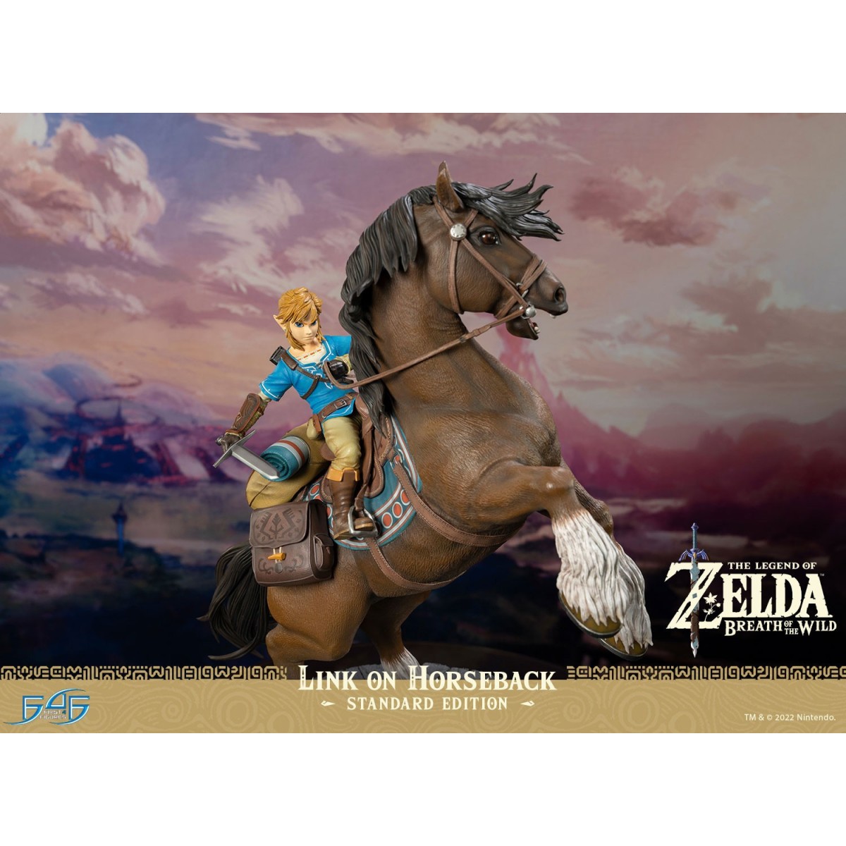 First 4 Figures - Zelda - The Legend of Zelda: Breath of The Wild - Link on Horseback (Standard Edition)