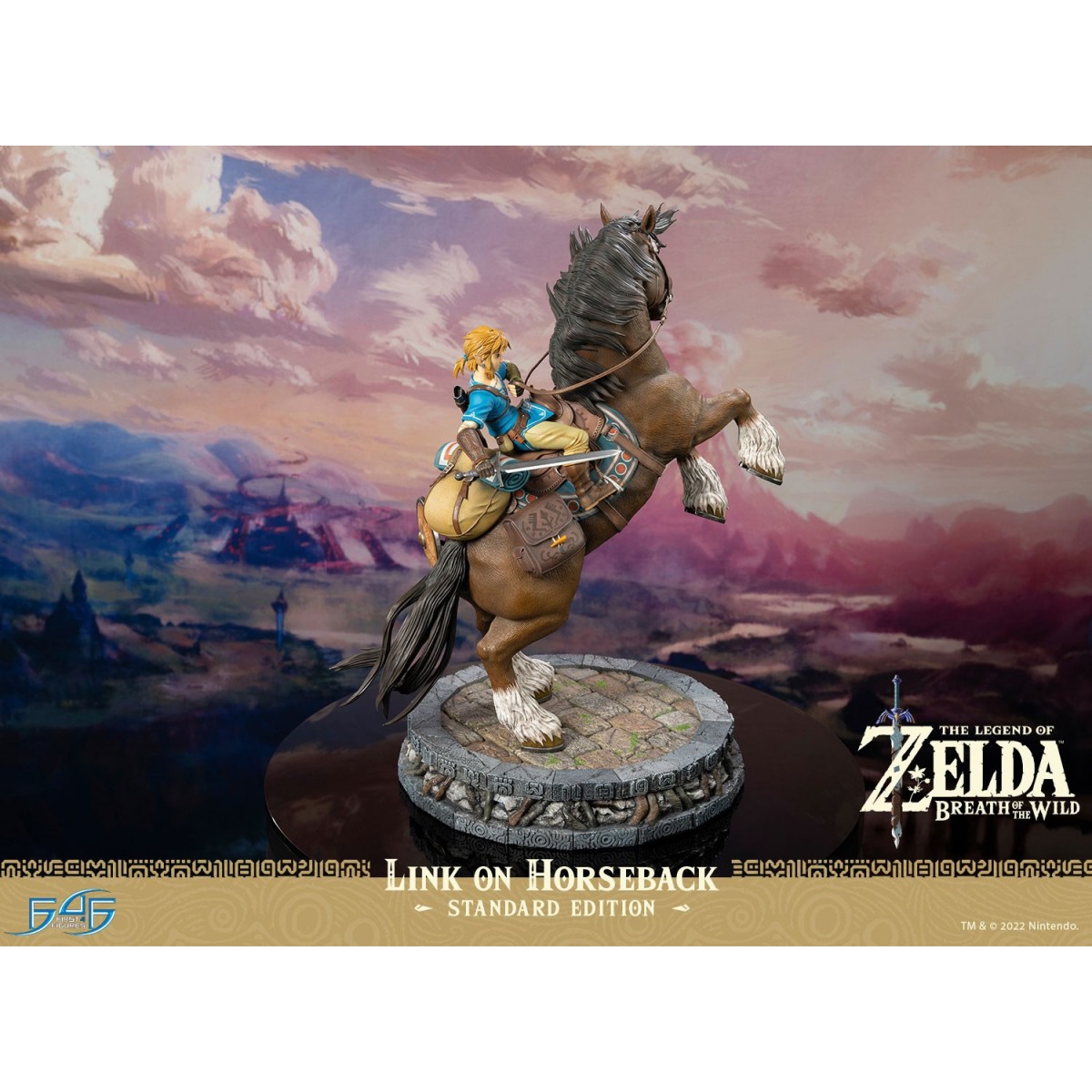 First 4 Figures - Zelda - The Legend of Zelda: Breath of The Wild - Link on Horseback (Standard Edition)