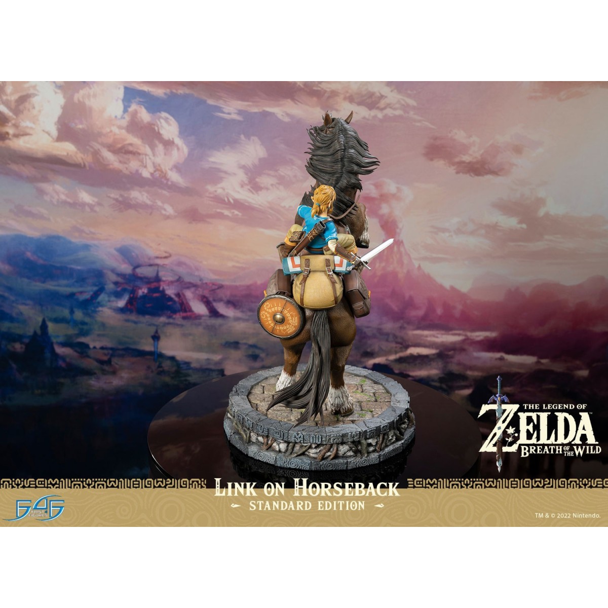 First 4 Figures - Zelda - The Legend of Zelda: Breath of The Wild - Link on Horseback (Standard Edition)