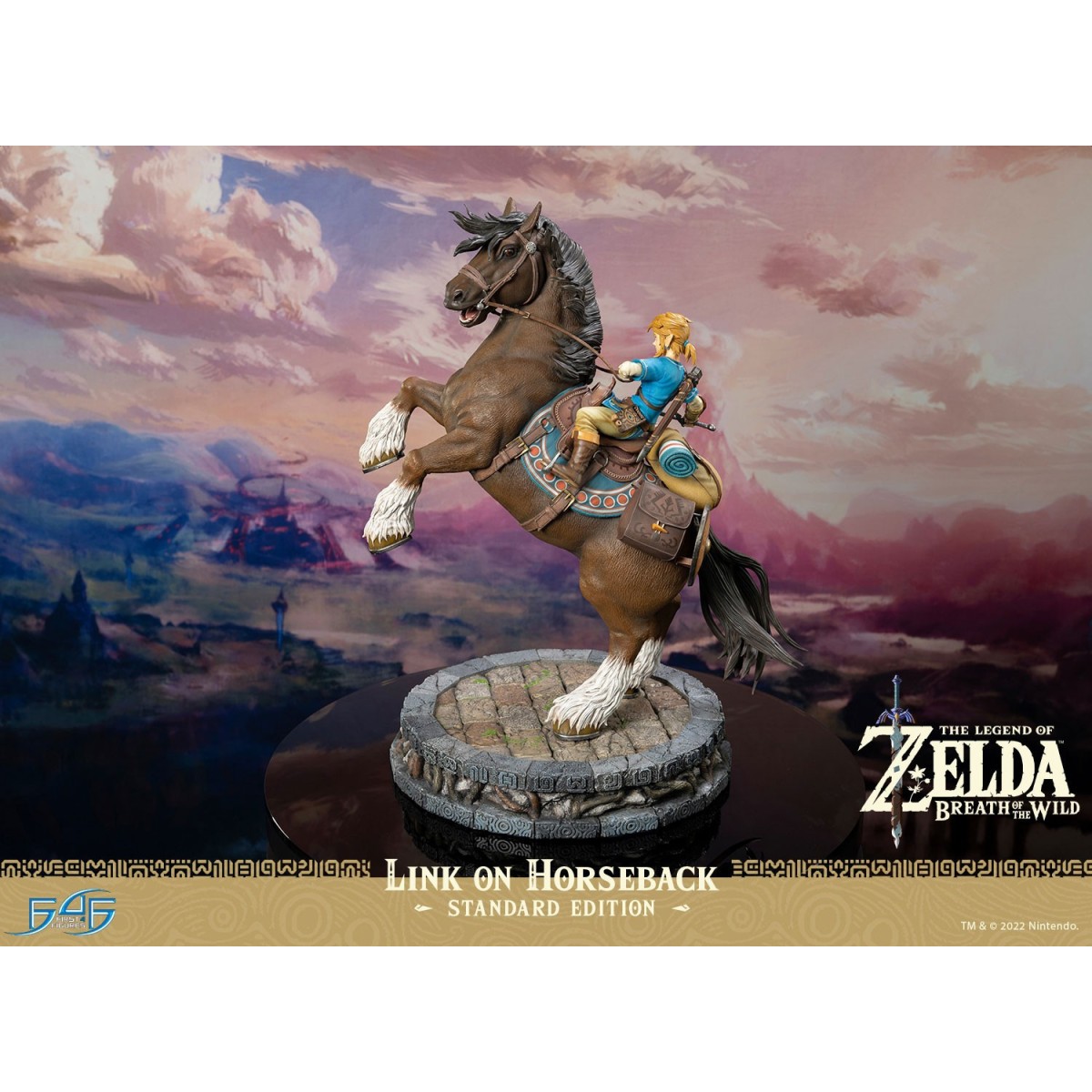 First 4 Figures - Zelda - The Legend of Zelda: Breath of The Wild - Link on Horseback (Standard Edition)