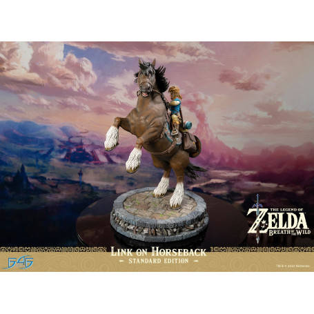 First 4 Figures - Zelda - The Legend of Zelda: Breath of The Wild - Link on Horseback (Standard Edition)