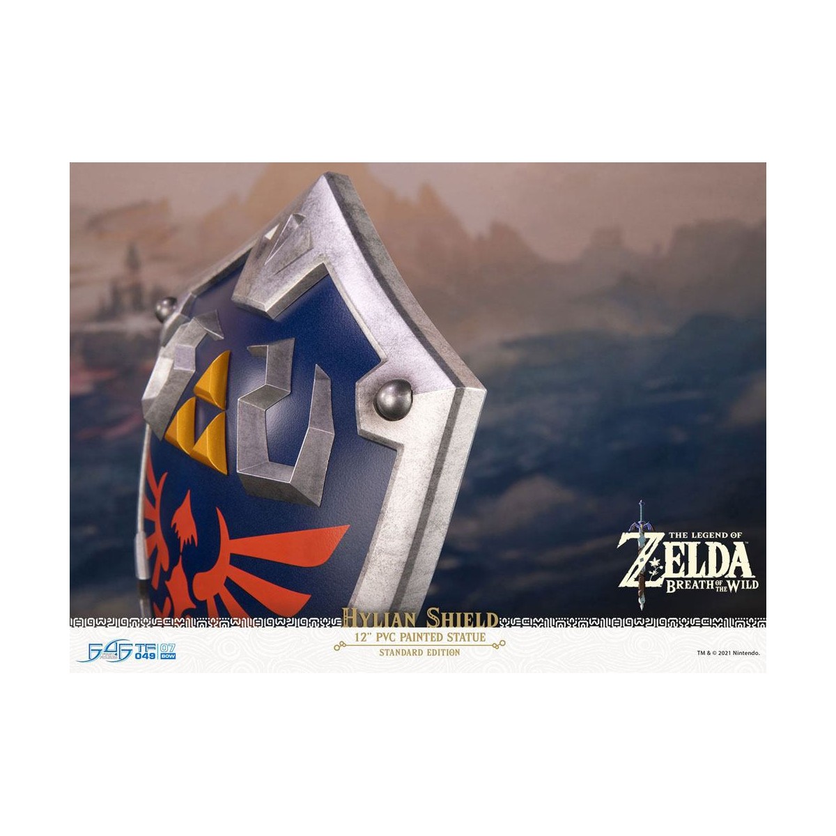 First 4 Figures - Zelda - Hylian Shield Standard Edition - Breath of the Wild PVC-Statue