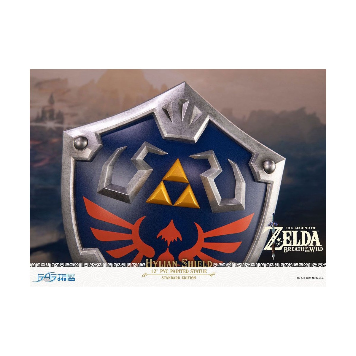 First 4 Figures - Zelda - Hylian Shield Standard Edition - Breath of the Wild PVC-Statue