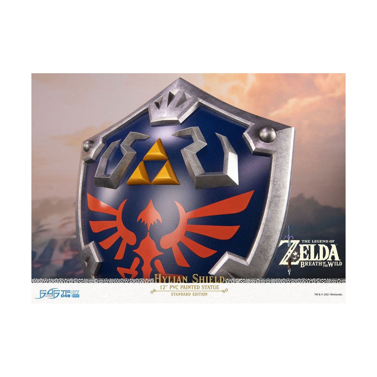First 4 Figures - Zelda - Hylian Shield Standard Edition - Breath of the Wild PVC-Statue