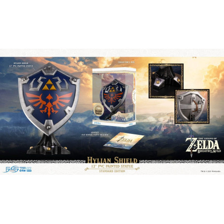 First 4 Figures - Zelda - Hylian Shield Standard Edition - Breath of the Wild PVC-Statue