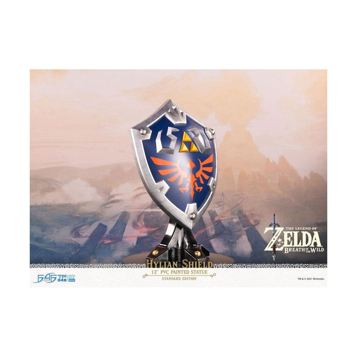 First 4 Figures - Zelda - Hylian Shield Standard Edition - Breath of the Wild PVC-Statue