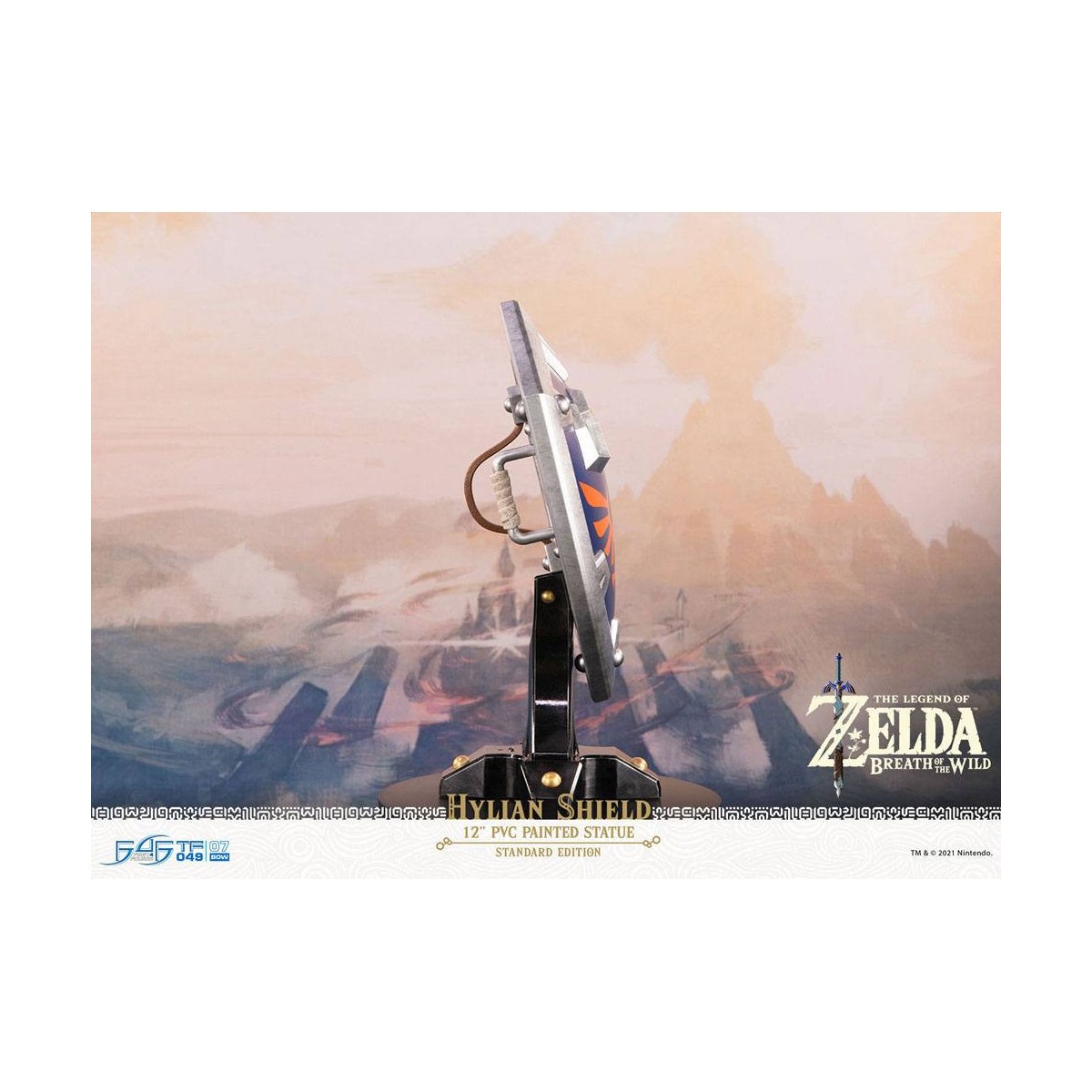 First 4 Figures - Zelda - Hylian Shield Standard Edition - Breath of the Wild PVC-Statue