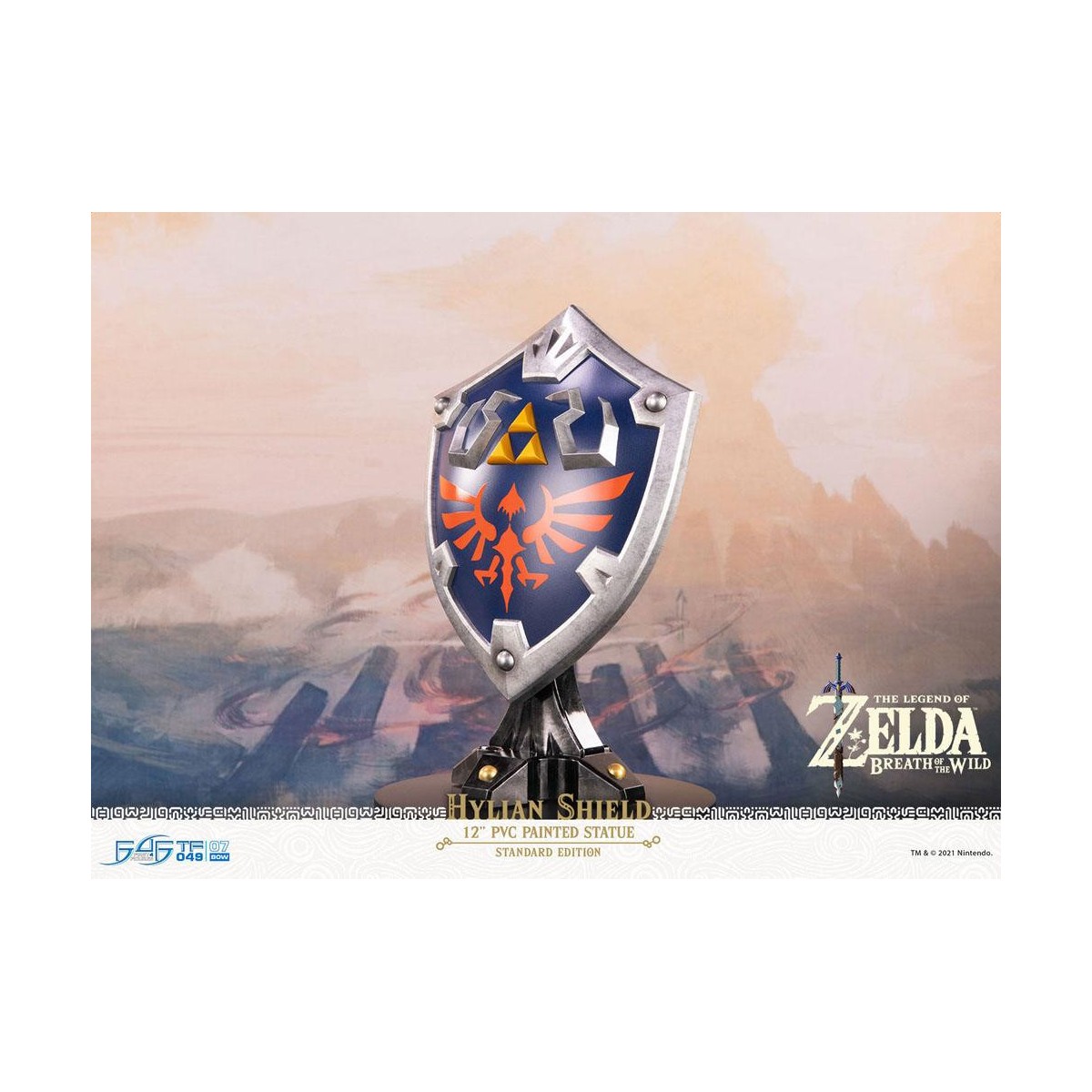 First 4 Figures - Zelda - Hylian Shield Standard Edition - Breath of the Wild PVC-Statue