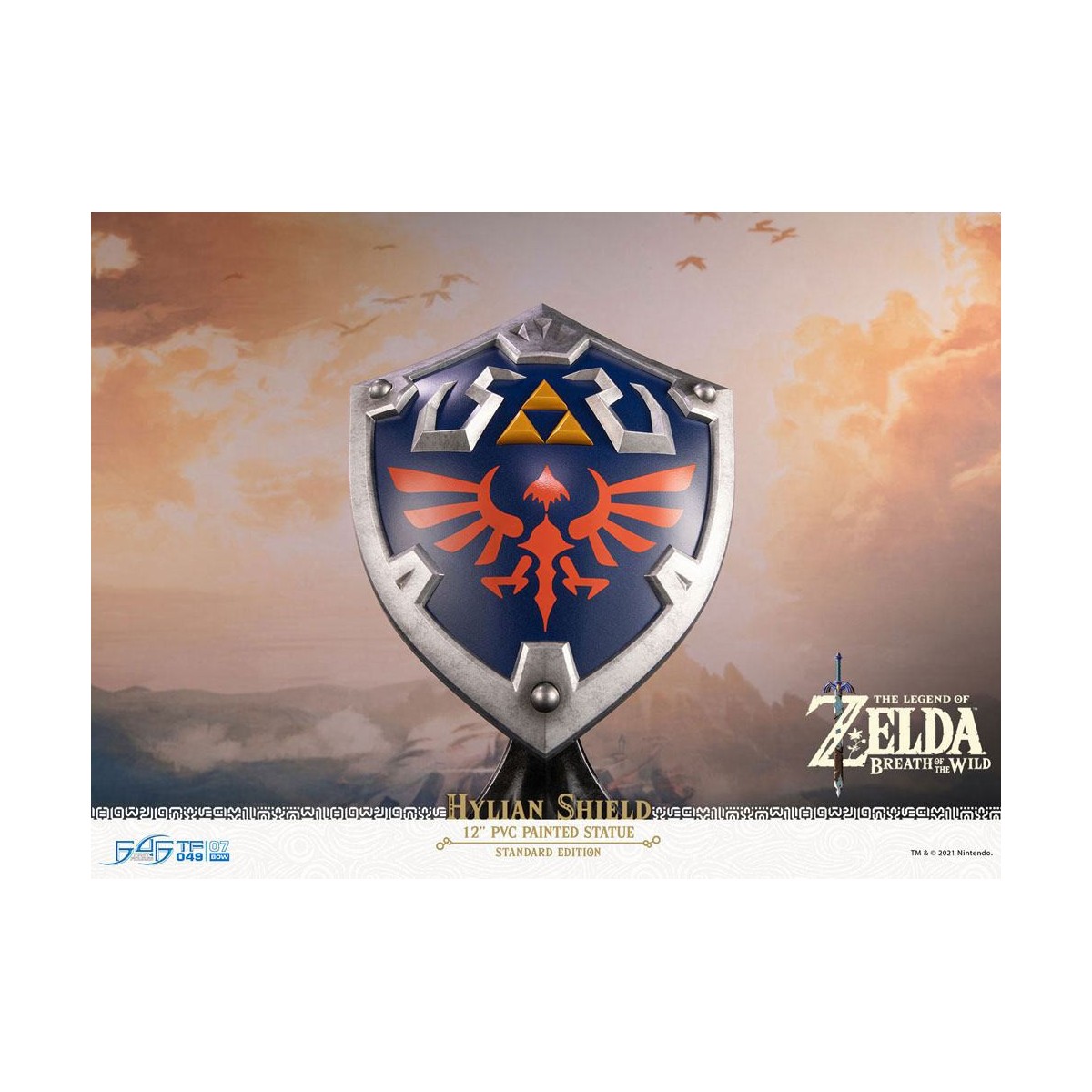 First 4 Figures - Zelda - Hylian Shield Standard Edition - Breath of the Wild PVC-Statue