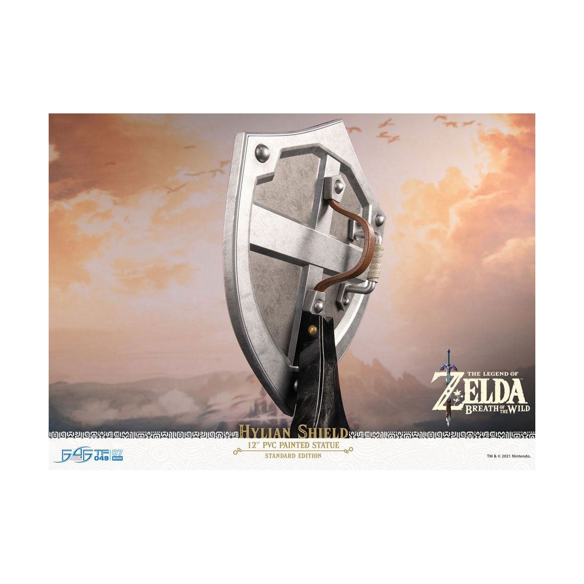 First 4 Figures - Zelda - Hylian Shield Standard Edition - Breath of the Wild PVC-Statue
