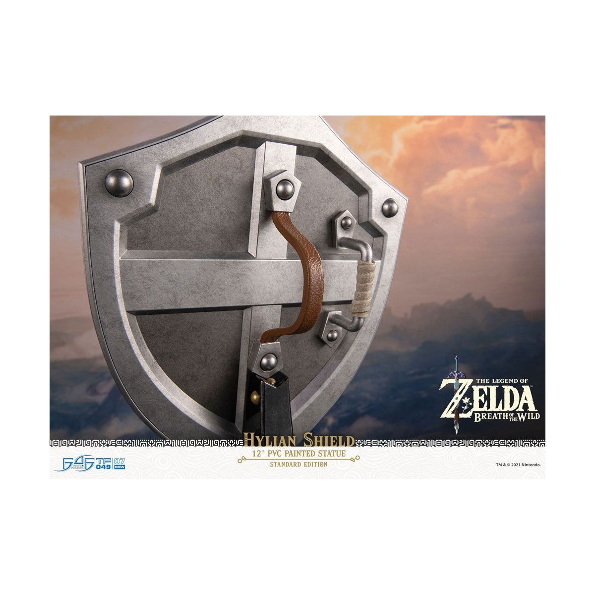 First 4 Figures - Zelda - Hylian Shield Standard Edition - Breath of the Wild PVC-Statue