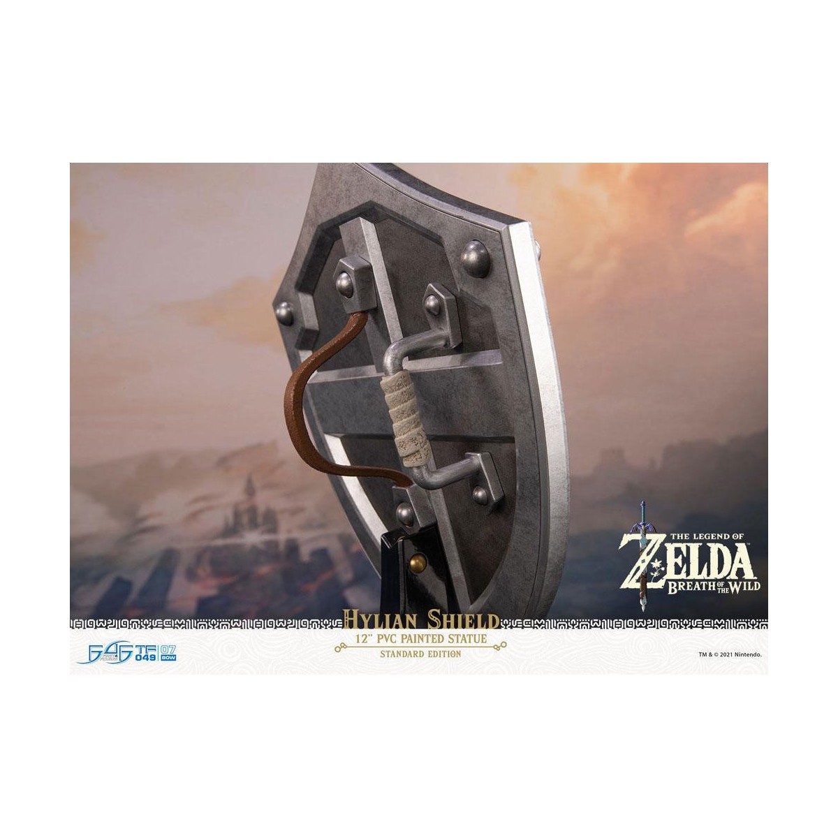 First 4 Figures - Zelda - Hylian Shield Standard Edition - Breath of the Wild PVC-Statue