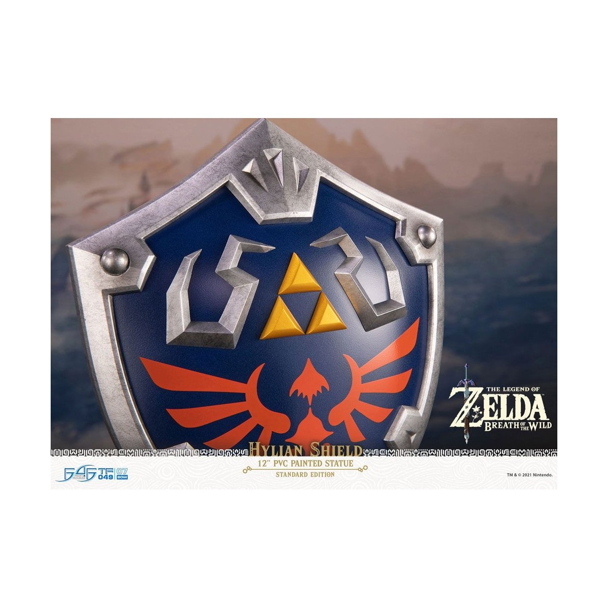 First 4 Figures - Zelda - Hylian Shield Standard Edition - Breath of the Wild PVC-Statue