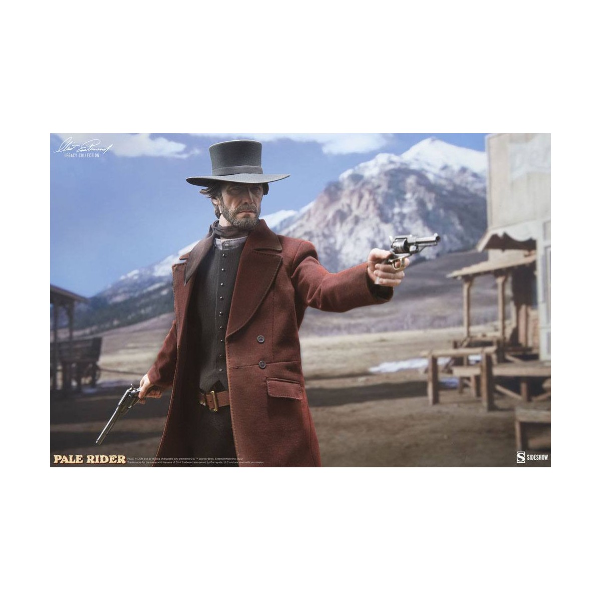 Sideshow - The Preacher - Pale Rider, der einsame Reiter Actionfigur 1/6 - Clint Eastwood Legacy Collection