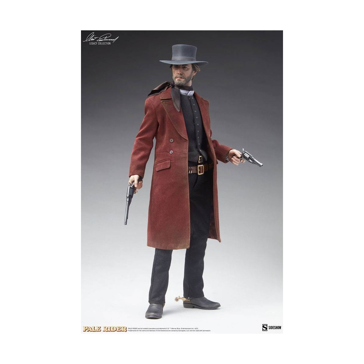 Sideshow - The Preacher - Pale Rider, der einsame Reiter Actionfigur 1/6 - Clint Eastwood Legacy Collection