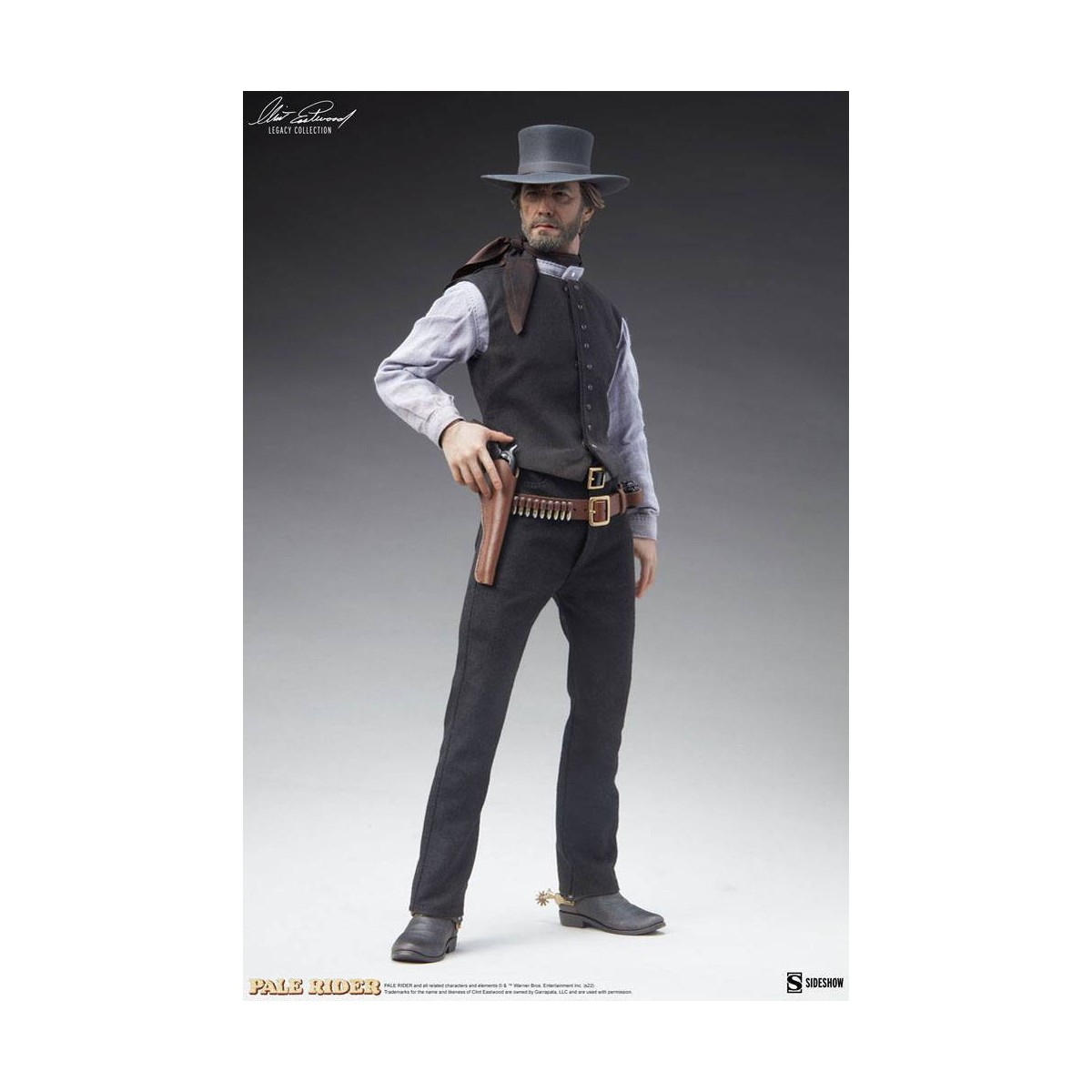 Sideshow - The Preacher - Pale Rider, der einsame Reiter Actionfigur 1/6 - Clint Eastwood Legacy Collection