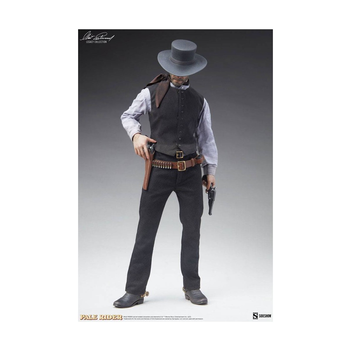 Sideshow - The Preacher - Pale Rider, der einsame Reiter Actionfigur 1/6 - Clint Eastwood Legacy Collection