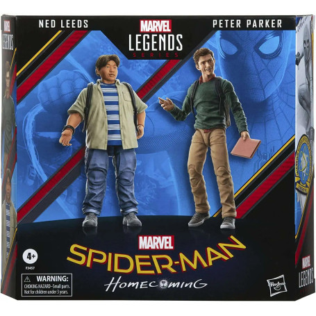 Marvel Legends - Spider-Man Homecoming - Peter Parker And Ned Leeds 2 Pack