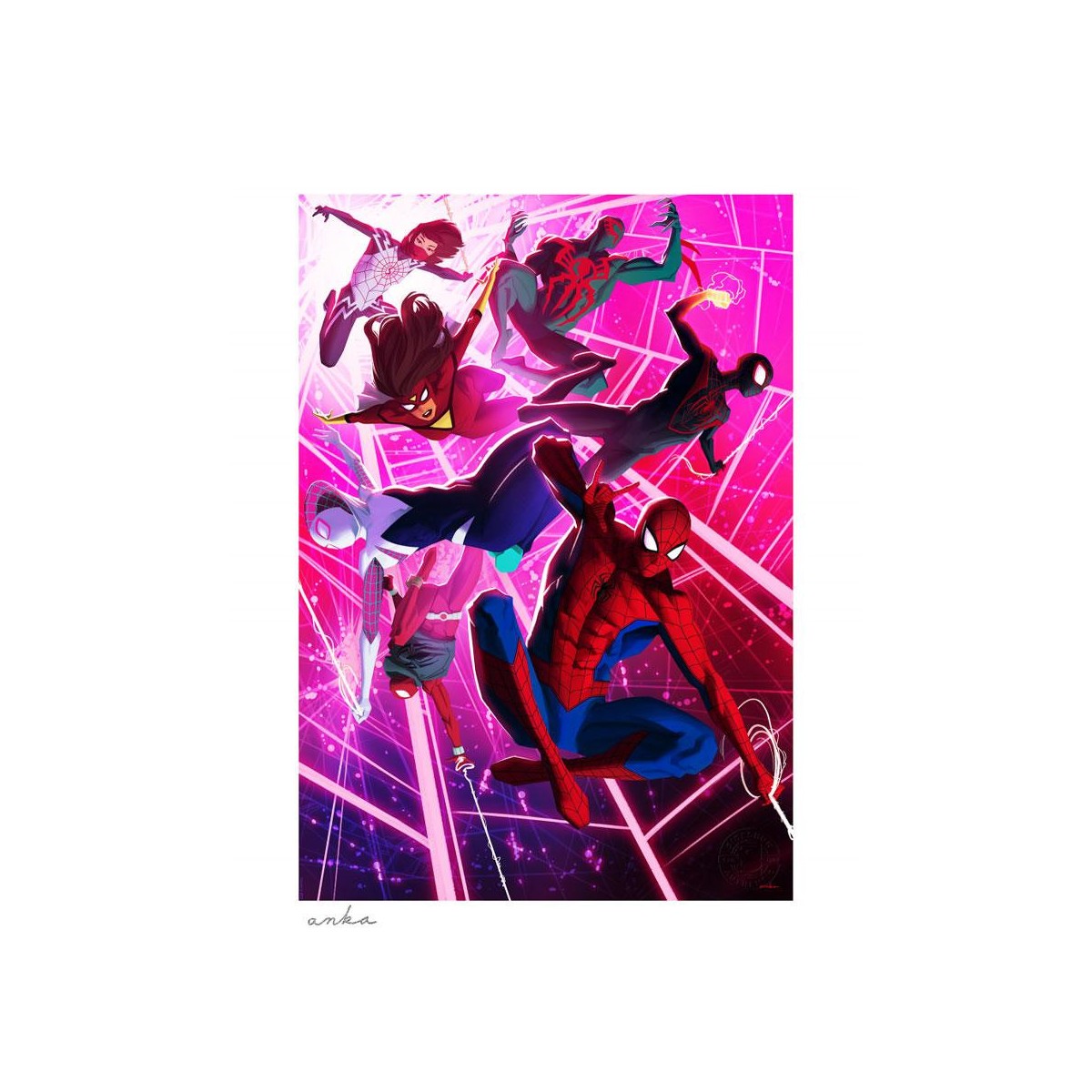 Marvel Druck - Art Print Heroes of the Spider-Verse - 46 x 61 cm - ungerahmt