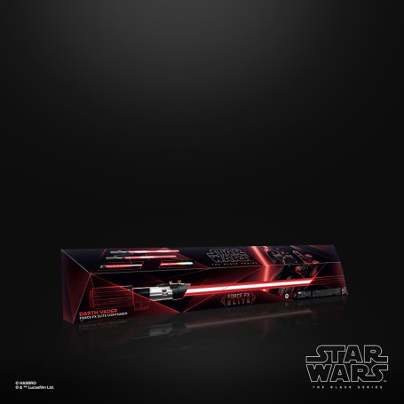 Hasbro - Darth Vader Force Fx Lightsaber Laserschwert - Black Serie Replica Elite