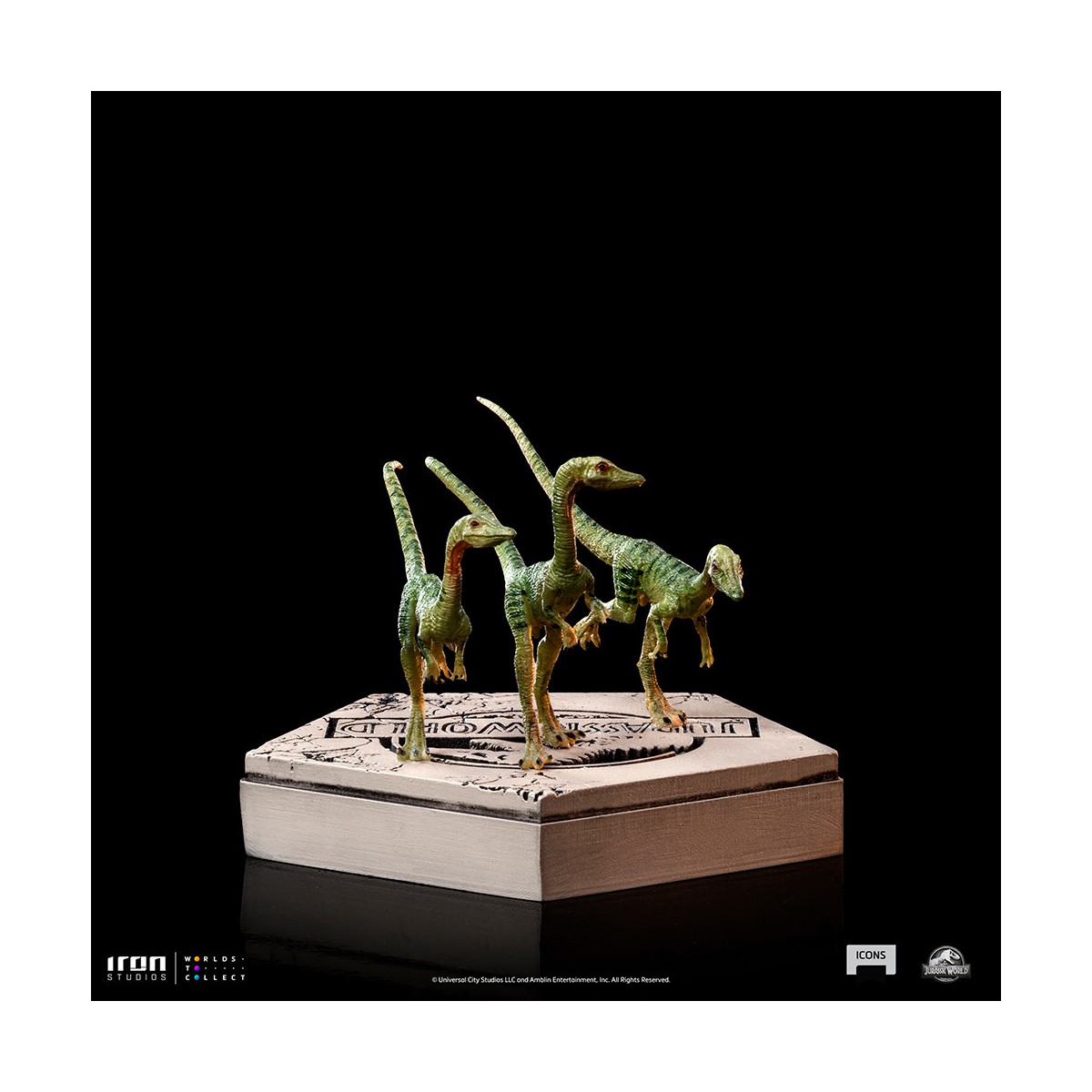 Iron Studios - Compsognathus - Jurassic World Icons