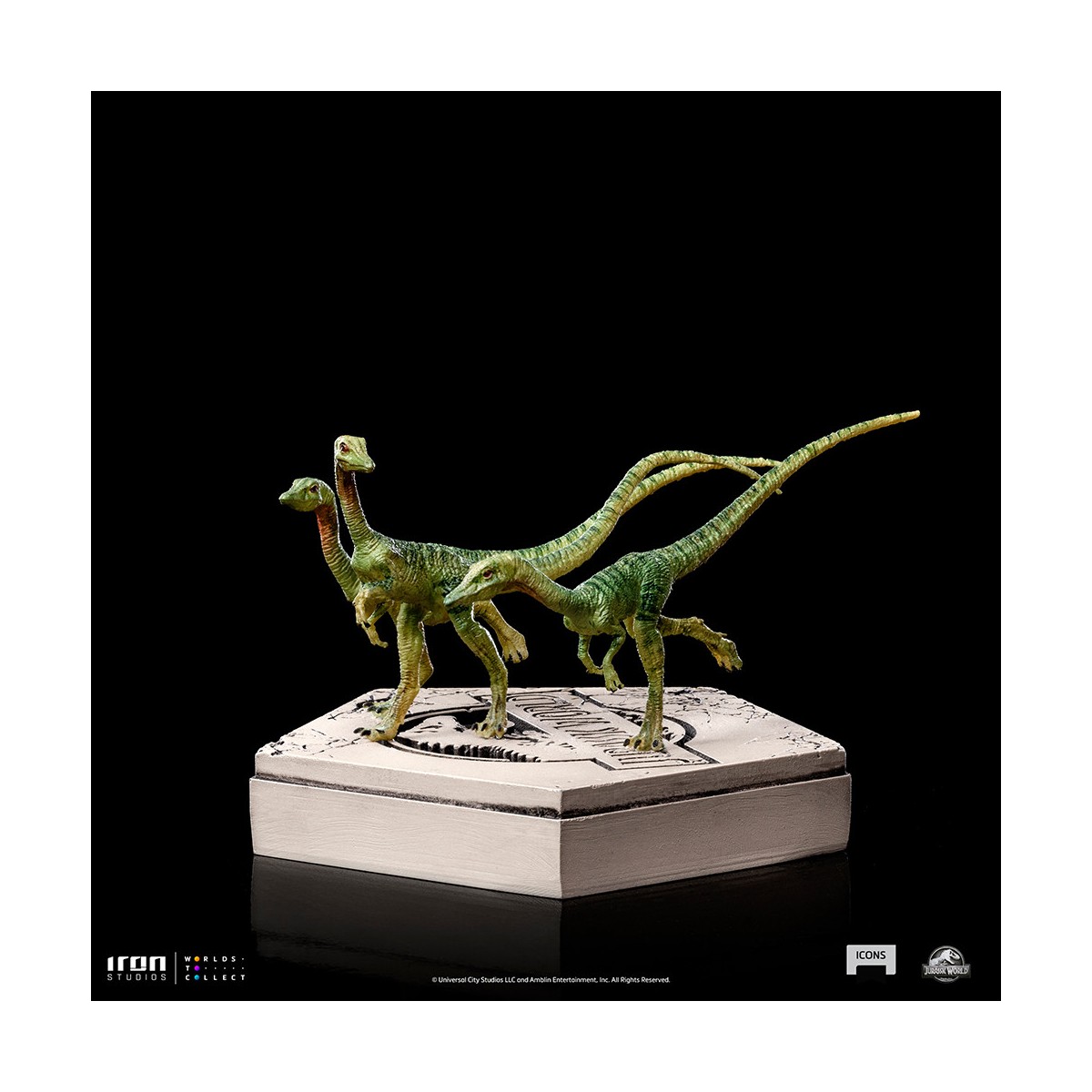 Iron Studios - Compsognathus - Jurassic World Icons