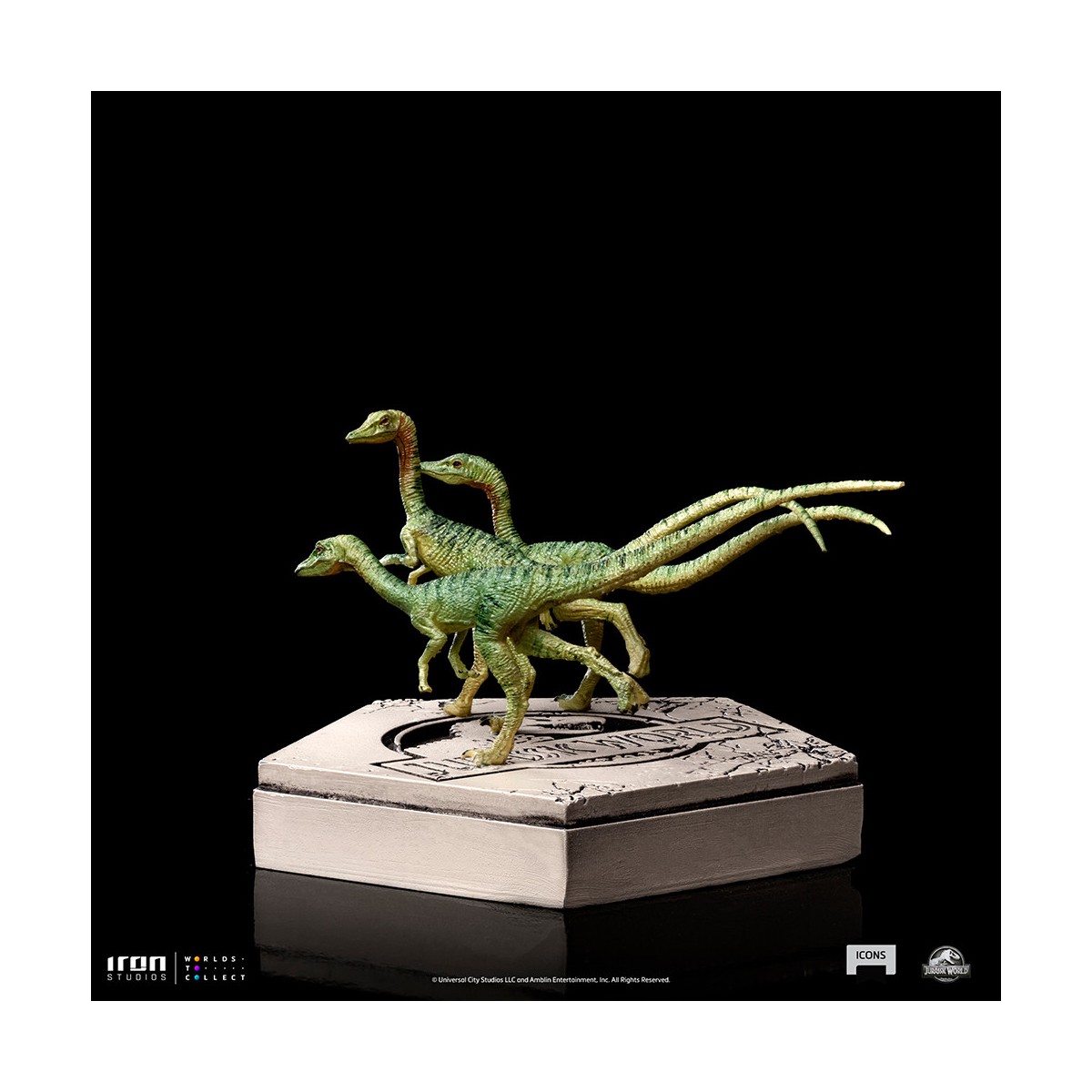 Iron Studios - Compsognathus - Jurassic World Icons